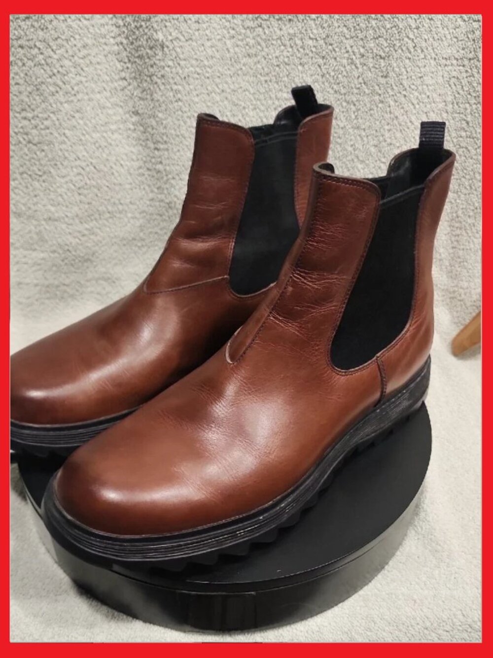 Prada Men's Leather Slip On Chelsea Boots UK10 US11